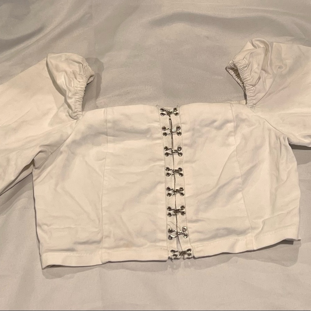 White fairy/cottage core blouse